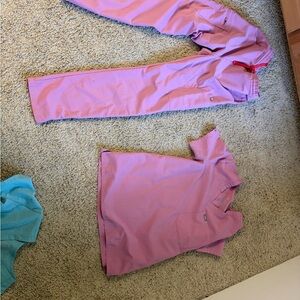 Figs Women's Pink Scrub Set